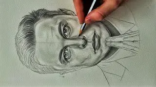Hyper Realistic Portrait Pencil Art Transformation | From Blank Paper to Living Eyes in Minutes