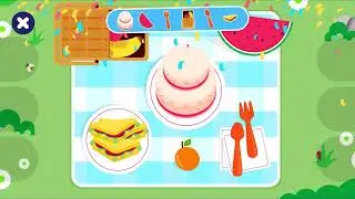 Vocabulary | Picnic Sticker Game And Tiny Tales : Butterfly | Learn English For Kids |English Games