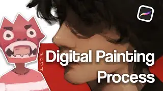 Painting Process on Procreate Explained