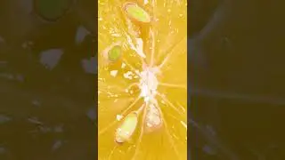 Squeeze The Lime in MACRO Close Up #satisfying #relaxing