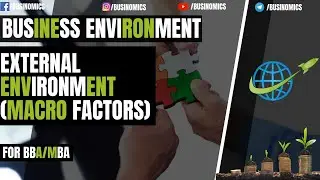 Businomics|| Business environment- External Environmental factors- Macro Environment