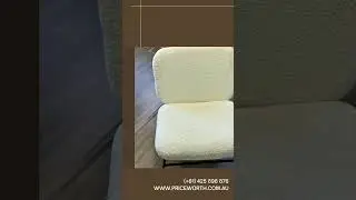 Accent Chair 🪑 Modern Style with Black Metal Frame & Comfort