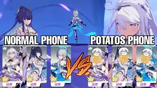 TRIO TEAM COMBO : Normal Phone VS Potatos Phone ( Honkai Impact 3 )