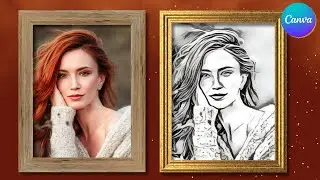 Эффект эскиза для любой фотографии в Canva