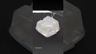 ASMR: Slicing a Liquid Mirror Jelly Cube ✨🔪 | Hypnotic 4K Cutting (Most Satisfying)