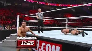 Рэнди Ортон против Антонио Сезаро — Beat the Clock Challenge: Raw, 21 января 2013 г.
