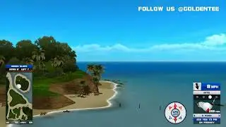 Golden Tee Great Shot on South Pacific!
