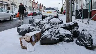 Rubbish continues to swamp Birmingham on first anniversary of bin strikes | SWNS