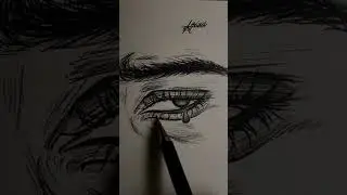 sad eyes never lie:)🖤✏️ . . . #eyes #drawing #sad #emotional #explorepage✨ #viral #sadness