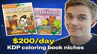 5 $200/day KDP coloring book niches that actually sell (Amazon KDP + AI tutorial)