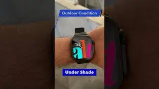 Alt OG Pro Smartwatch Brightness Test | Display Visibility in Different Conditions | #shorts #test