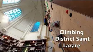 Climbing Iconic Gym In Paris District Saint-Lazare