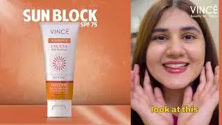 Best Non-Greasy Sunblock SPF 75 for Oily Skin | Vince Sunblock Review 2025