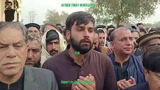 Adnan Faraz son of Inspector Haji Gulfraz Ahmed  laid to rest in the local cemetery of Jabi village