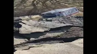 Destruction in the aftermath of flooding in Paintsville, KY. March 4, 2021.