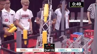 2015 VRC Arts Q152 - 569B 9955A vs 1320C 5455D - 43 to 53 - VEX Worlds 2015 - Arts Division