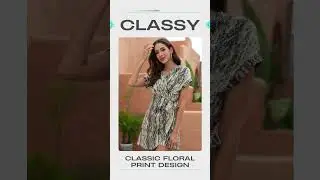Curve Muse Floral Cap Sleeve Wrap Dress 6071