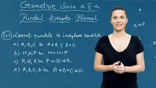 Punctul. Dreapta. Planul - p2 - Matematica - Clasa a V-a
