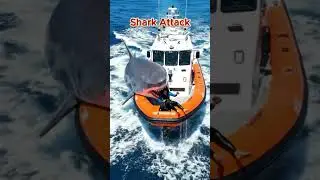 A Shark Attacks a Girl on a Boat #pov #diving #attack #shark #ocean