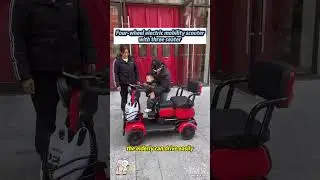 Multi-seater electric scooter for the elderly. #scooter #mobilityscooter #elderly #disability
