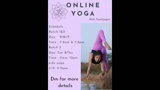 online yoga classes . contact @Tamilyogini on instagram .#yoga #online #youtubeshorts #viralvideo