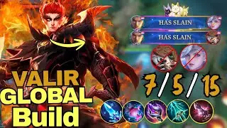 15 Assist Valir Gameplay 🔥🔥 Valir Best Build 2025 😱😱 Valir Gameplay