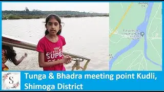 Tunga and Bhadra Meeting point kudalagi, Shimoga