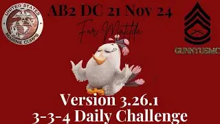 Angry Birds 2 AB2 3-3-4 Daily Challenge Today-for Matilda Update ver 3.26.1