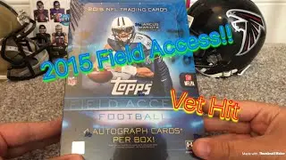 2015 Topps Field Access Football Hobby box( Nice Vet Hit)