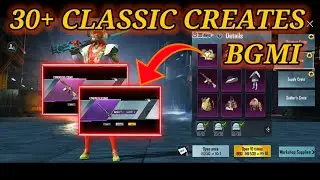 30+ Classic creates opening || BGMI || BEST CREATE OPENING || IPHONE 14 PLUS ||