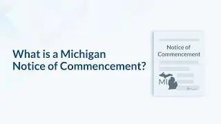 What is a Michigan Notice of Commencement?