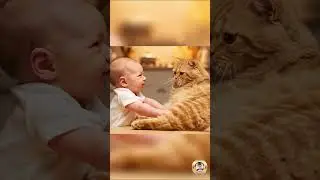 Ai Baby Discovers Cat Bread 🍞🐱😂
