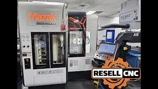 2018 Mazak Integrex i-150 Multi-Axis CNC Lathe w/ Bar-Feeder
