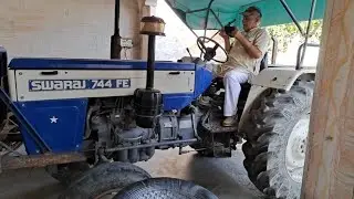 अपने वाले SWARAJ 744 से मिलकर..गंगाजी गढमुक्तेश्वर वाली सड़क का हाल देखा..फुल मज़ा आया @puneetpunia