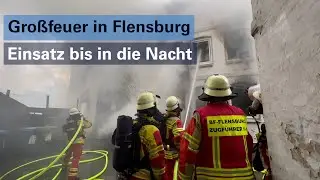 Großbrand in Flensburg: Wohnhaus zerstört