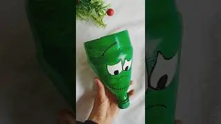 😳Planter from waste plastic bottle|garden decor#shorts#handmade#diy#ytshorts