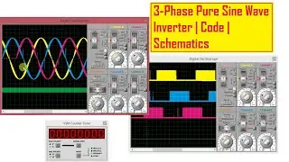 3-Phase Pure Sine Wave Inverter | Code | Schematics | PCB Design