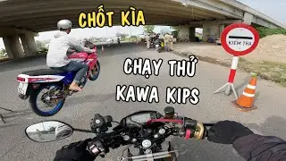 Thiện Red đi giao hàng cấm Pô TYGA - chạy thử Kawasaki Kips 150cc ông hoàng tốc độ