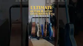 Guitar & Music Living Room Setup #lifestyle #aesthetic #tech