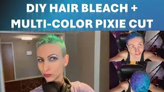 💚✂️ Vibrant DIY Hair Bleaching & Coloring for PAX West | Step-by-Step Tutorial
