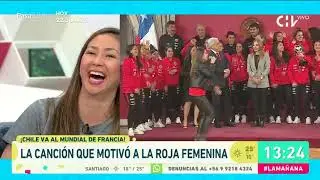 Jugadoras de La Roja femenina visitaron La Mañana
