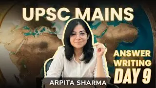 Day 9 | GS - 2: UPSC Mains Answer Writing Challenge | E-Visa and OCI | Arpita Sharma