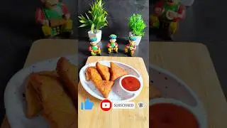 Crispy Potato Triangles | Tea-Time Snack | 10-Min #shorts