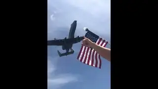 Insane Low Pass Flyover By a Pair of A10 Military