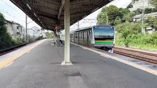 東海道線 大磯駅 通過