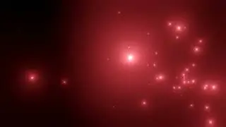 Neon Red Particle Bokeh Background 4k - Satisfying Video Lights - Abstract Loop - 4 Hours