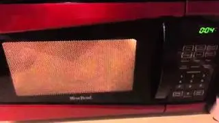 West Bend Microwave Ready To Explode