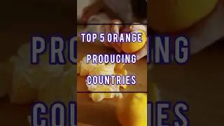 Top 5 Orange Producing Countries🍊 #orange #top10 #shorts #viral