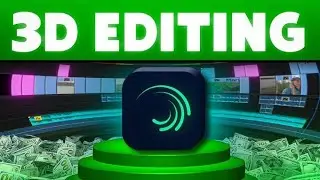 3D Text Animation In Alight Motion 📈. 3D Video Editing.