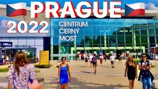 PRAGUE ĆERNY MOST(Black Bridge)||🚶‍♀️Walking Tour🚶🏻‍♂️||🇨🇿Czech Republic🇨🇿|| UHD